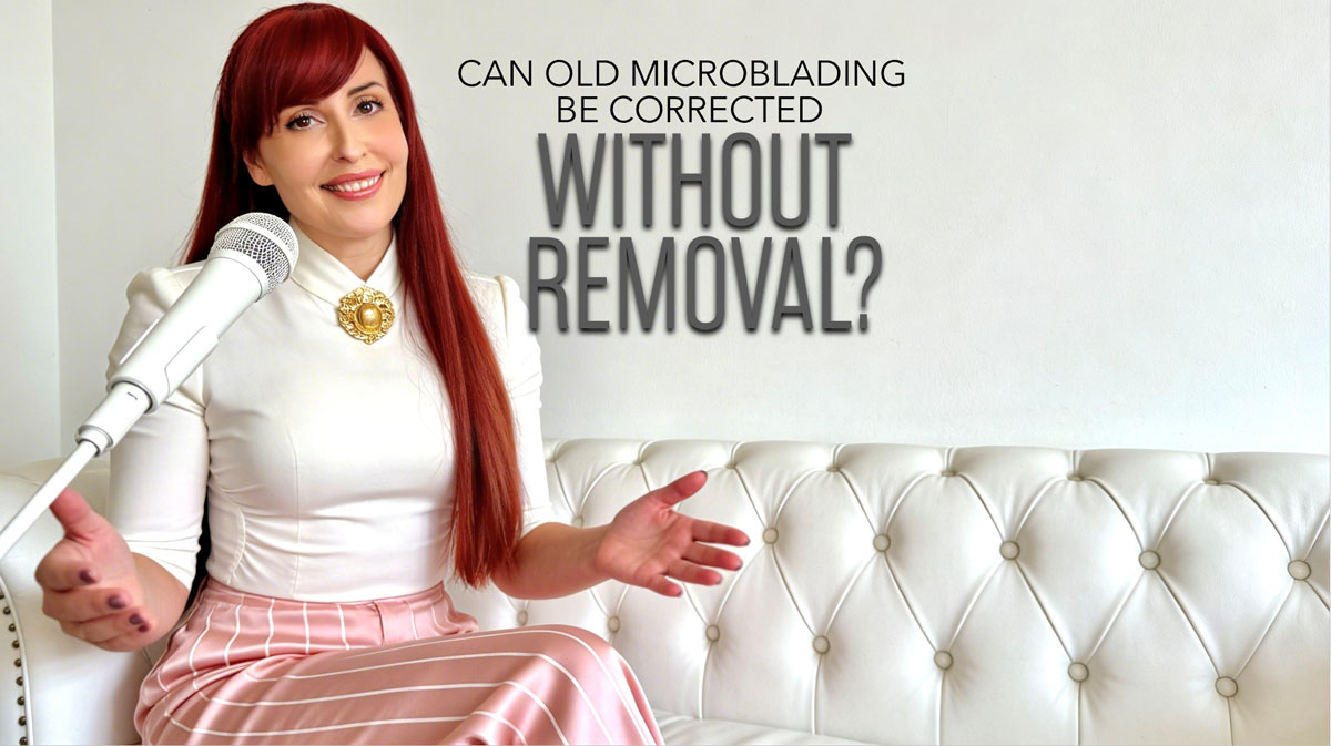 Microblading correction consultation