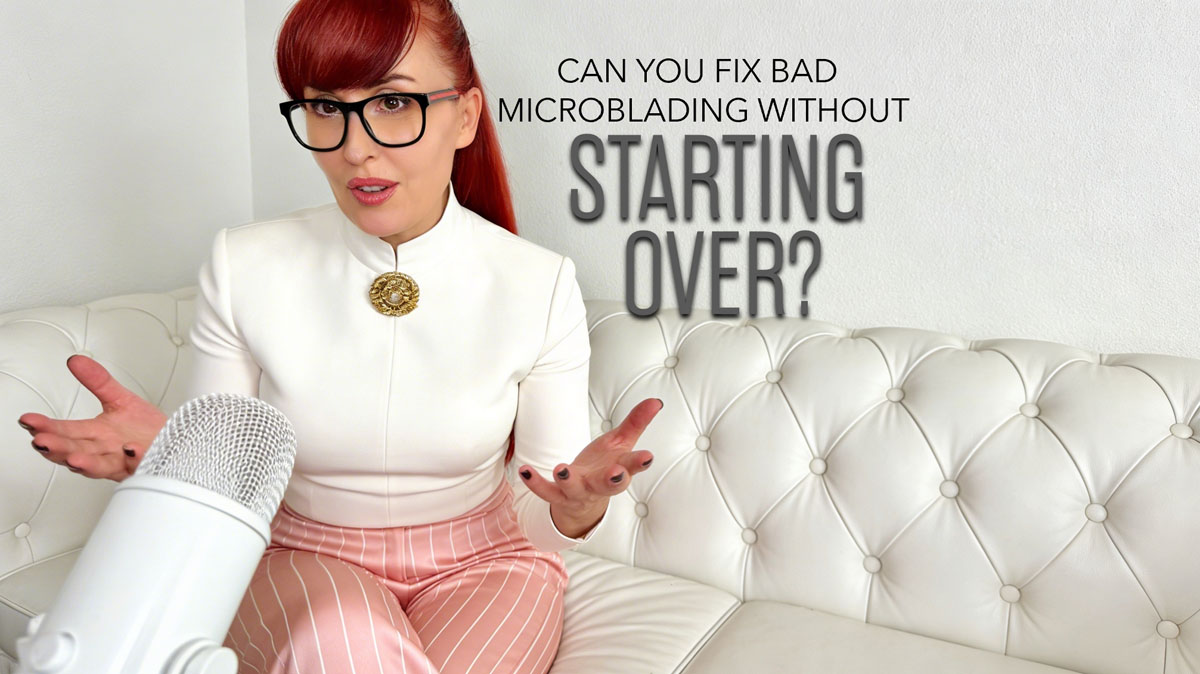 fix bad microblading results