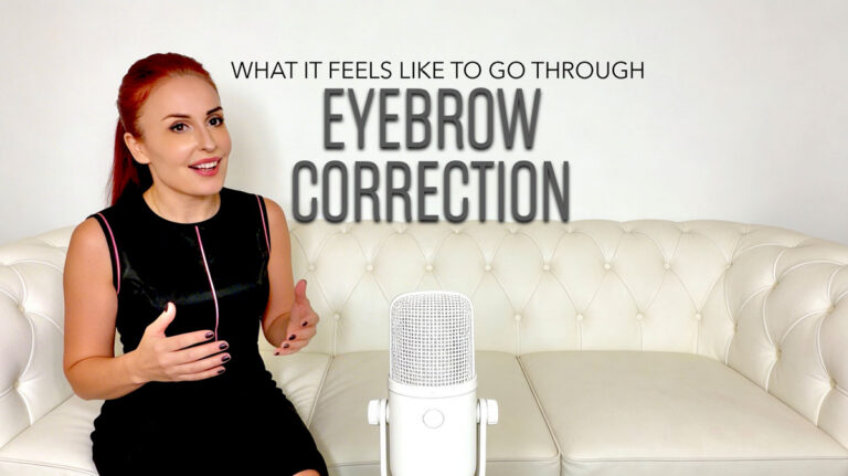 eyebrow correction process building trust over time