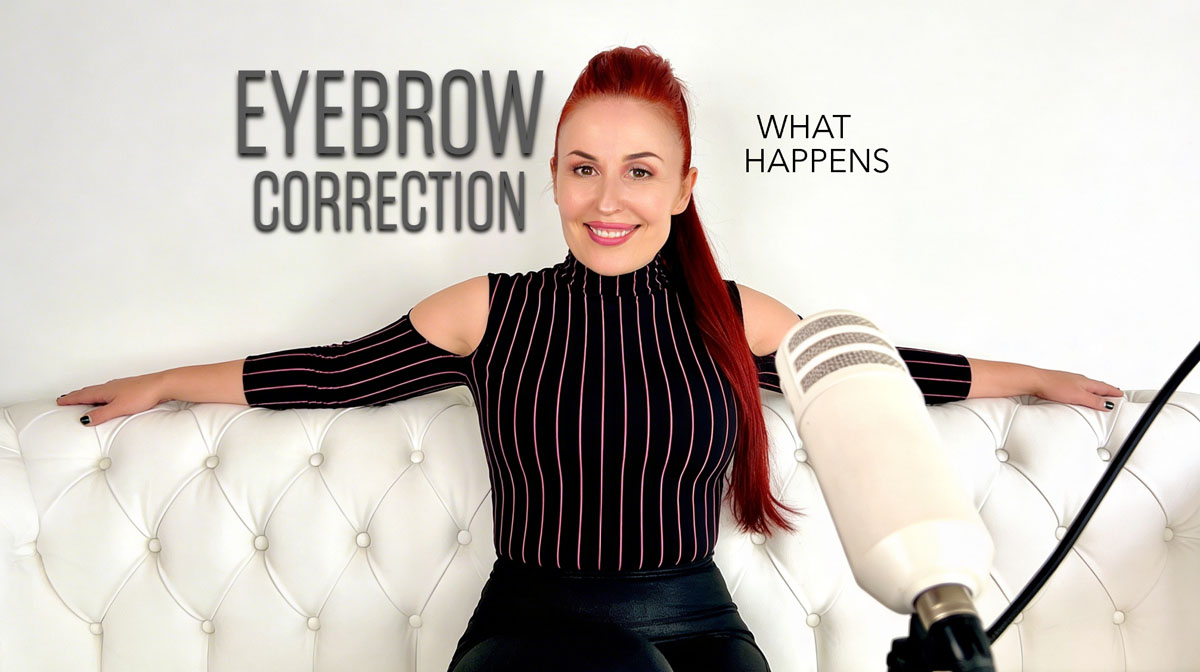 eyebrow correction process explained by specialist