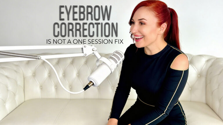 eyebrow correction process explained multiple sessions required