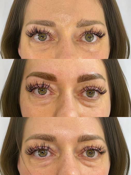 Natural fading meant makeup had slowly become part of her morning routine again.