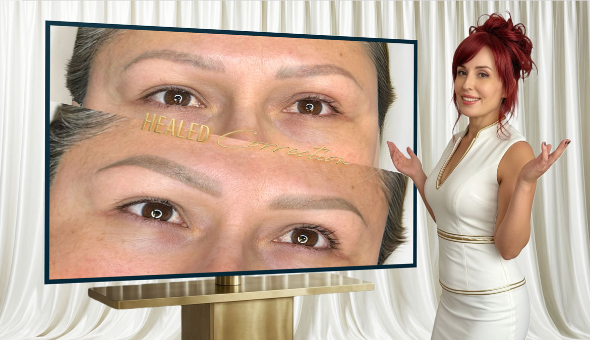 Educational consultation explaining the natural life cycle of microblading and when a redo becomes appropriate.